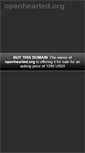 Mobile Screenshot of openhearted.org