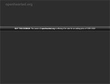 Tablet Screenshot of openhearted.org